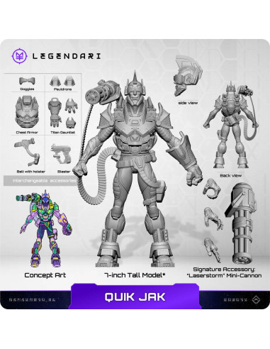 Legendari Actionfigur 1/10 Quik Jak 18 cm