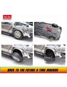 BACK TO THE FUTURE 2 DE LOREAN DIE-CAST 1:18 SCALE MODEL 2