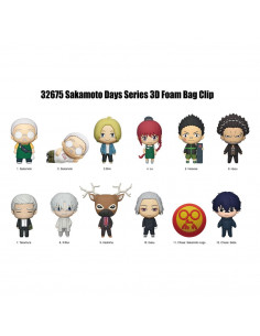 Sakamoto Days 3D Foam Bag Clips Series 2 Display (24) 2