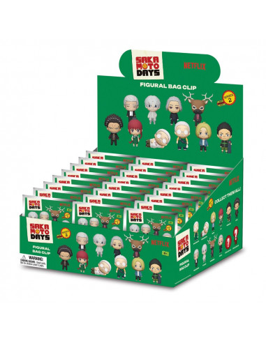 Sakamoto Days 3D Foam Bag Clips Series 2 Display (24)