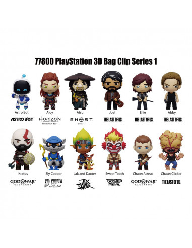Playstation 3D Foam Bag Clips Series 1 Display (24)