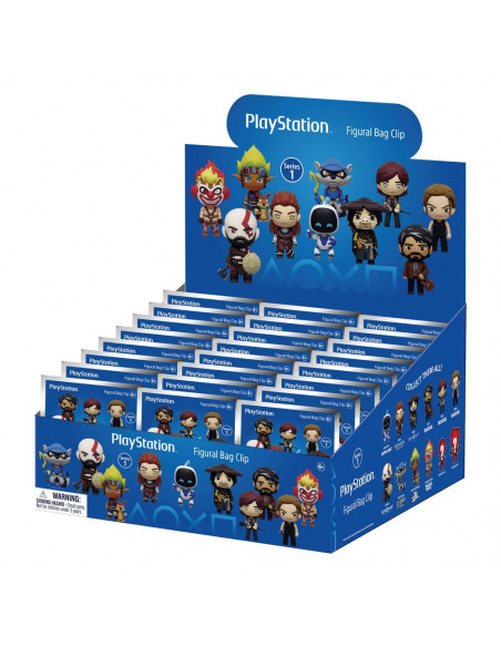 Playstation 3D Foam Bag Clips Series 1 Display (24)