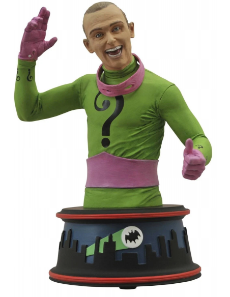 DC BATMAN 1966 TV Diamond Select RIDDLER Frank Gorshin Resin Bust 2014 Rare