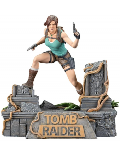 TOMB RAIDER Lara Croft Statue PVC Dark Horse Crystal Dynamics Deluxe Brown Box