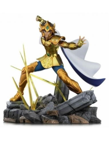 SAINT SEIYA Leo Aiolia Ioria Gold Cloth 1/10 Scale Statue Iron Studios Sideshow