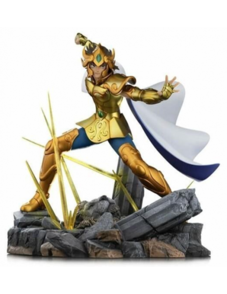 SAINT SEIYA Leo Aiolia Ioria Gold Cloth 1/10 Scale Statue Iron Studios Sideshow