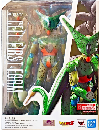Dragonball Z S.H. Figuarts Cell First Form Figure REISSUE Bandai Tamashii live