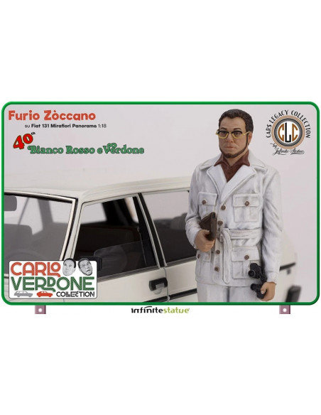 FIilm 1981 Bianco Rosso e Verdone Carlo- Furio 131 Panorama 1:18 Infinite statue