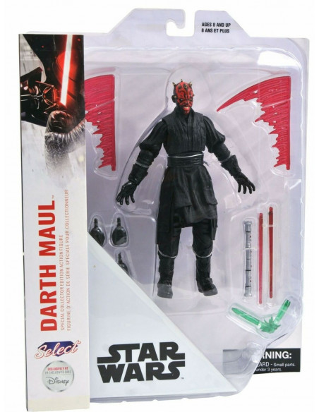 STAR WARS Ep. 1 Darth Maul Action Figure Diamond Select Disney Store Exclusive