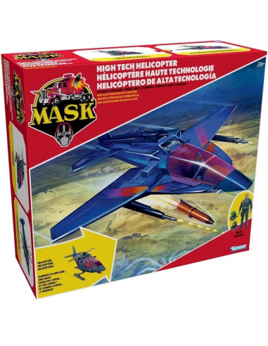 M.A.S.K. Vehicle High Tech Helicopter The Loyal Subjects Hasbro MASK Figures