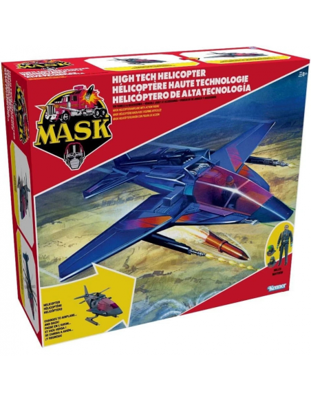M.A.S.K. Vehicle High Tech Helicopter The Loyal Subjects Hasbro MASK Figures