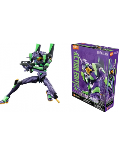EVANGELION EVA 01  Action Edition Figure Model kit di Montaggio Blokees 108877