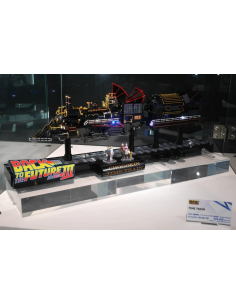 RITORNO AL FUTURO Back to the Future Time Train + Mini Figures Chogokin Bandai 2