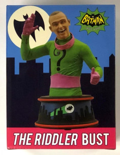 DC BATMAN 1966 TV Diamond Select RIDDLER Frank Gorshin Resin Bust 2014 Rare 2