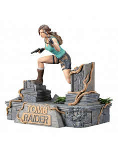 TOMB RAIDER Lara Croft Statue PVC Dark Horse Crystal Dynamics Deluxe Brown Box 2