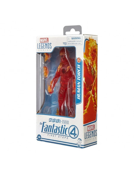 The Fantastic Four 4 First Steps Action Figure Human Torch Marvel Legends Hasbro