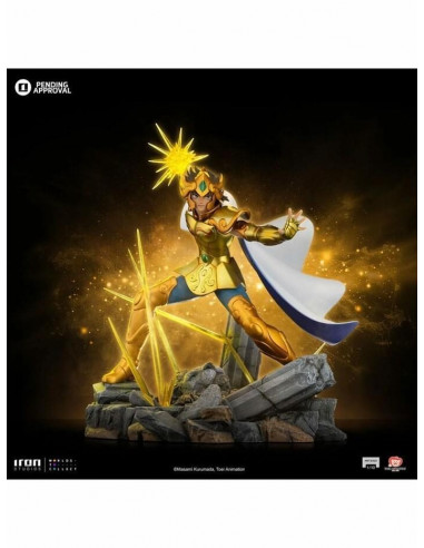SAINT SEIYA Leo Aiolia Ioria Gold Cloth 1/10 Scale Statue Iron Studios Sideshow