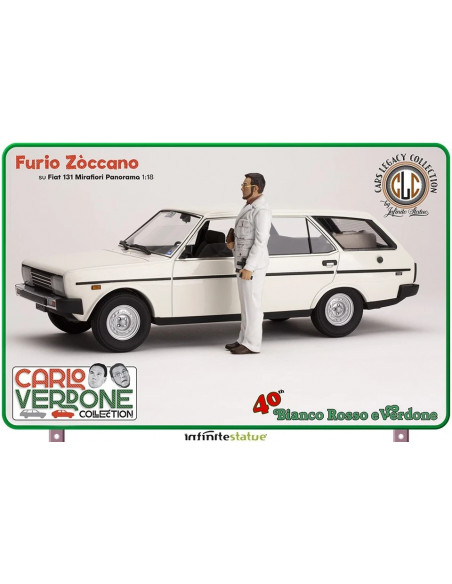 FIilm 1981 Bianco Rosso e Verdone Carlo- Furio 131 Panorama 1:18 Infinite statue