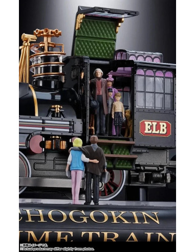 RITORNO AL FUTURO Back to the Future Time Train + Mini Figures Chogokin Bandai