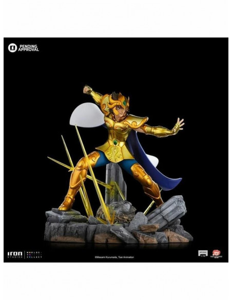 SAINT SEIYA Leo Aiolia Ioria Gold Cloth 1/10 Scale Statue Iron Studios Sideshow
