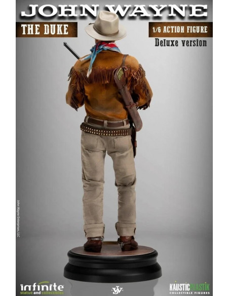THE DUKE John Wayne & Dog Sam Deluxe Action Figure Scale 1/6 Infinite Statue