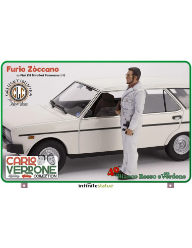FIilm 1981 Bianco Rosso e Verdone Carlo- Furio 131 Panorama 1:18 Infinite statue