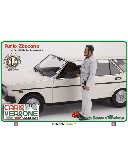 FIilm 1981 Bianco Rosso e Verdone Carlo- Furio 131 Panorama 1:18 Infinite statue