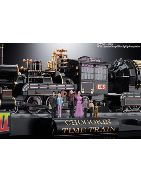 RITORNO AL FUTURO Back to the Future Time Train + Mini Figures Chogokin Bandai
