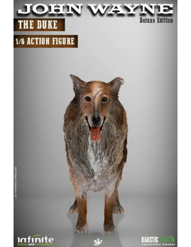 THE DUKE John Wayne & Dog Sam Deluxe Action Figure Scale 1/6 Infinite Statue