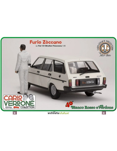 FIilm 1981 Bianco Rosso e Verdone Carlo- Furio 131 Panorama 1:18 Infinite statue