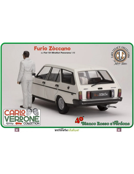 FIilm 1981 Bianco Rosso e Verdone Carlo- Furio 131 Panorama 1:18 Infinite statue