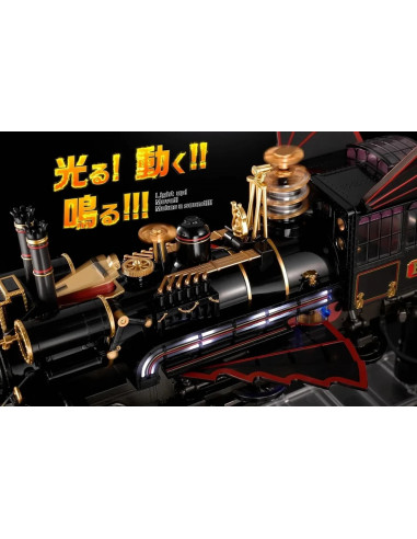 RITORNO AL FUTURO Back to the Future Time Train + Mini Figures Chogokin Bandai