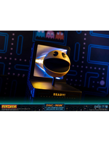 PACMAN PVC STATUE Pac-Man Tōru Iwatani First4Figures Namco 40Th Action Figure