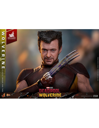 Deadpool & Wolverine Classic Brown & Tan Action Figure Hot Toys Sideshow MMS831