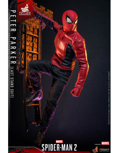 Spider-Man PETER PARKER Last Stand Suit Action Figure Hot Toys Sideshow EX VGM71