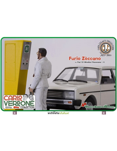 FIilm 1981 Bianco Rosso e Verdone Carlo- Furio 131 Panorama 1:18 Infinite statue