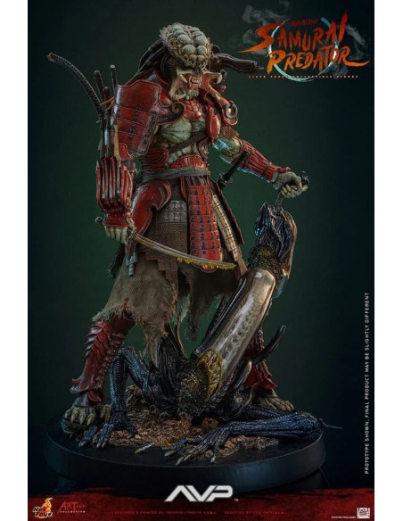 HOT TOYS Alien Predator Akaoni Samurai Artist Collection Action Figure 1/6 AC06