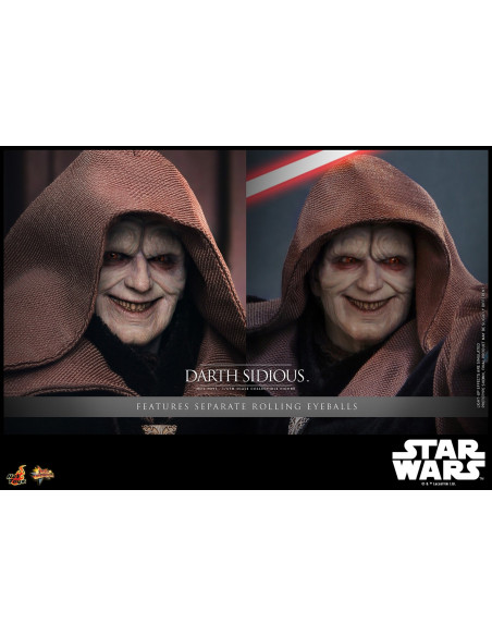 STAR WARS Darth Sidious Imperatore Palpatine 1/6 Figure MMS745 Hot Toys Sideshow