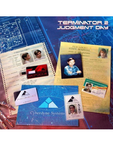 TERMINATOR THE CONNOR FILES KIT Doctor Collector Deluxe Gift Box con Accessori