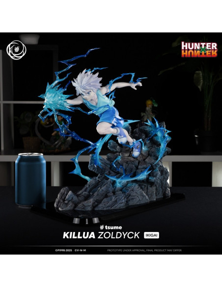 HUNTER x HUNTER Killua Zoldyck Tsume Ikigai Statue in Brown Box Available Now