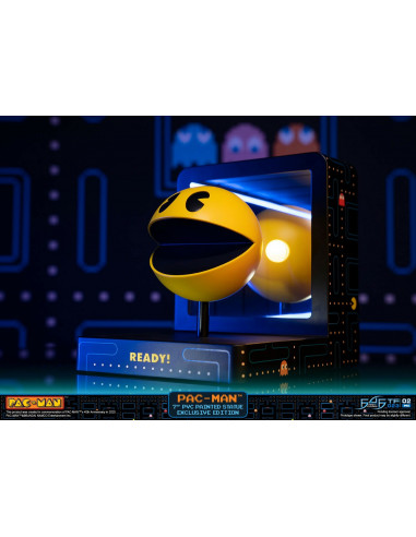 PACMAN PVC STATUE Pac-Man Tōru Iwatani First4Figures Namco 40Th Action Figure