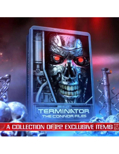 TERMINATOR THE CONNOR FILES KIT Doctor Collector Deluxe Gift Box con Accessori
