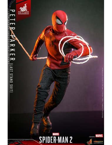 Spider-Man PETER PARKER Last Stand Suit Action Figure Hot Toys Sideshow EX VGM71