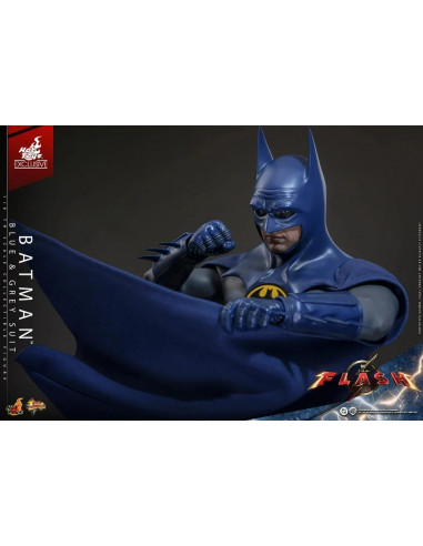 DC THE FLASH Batman Blue & Grey EXCLUSIVE Action Figure Hot Toys Sideshow MMS834