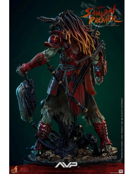 HOT TOYS Alien Predator Akaoni Samurai Artist Collection Action Figure 1/6 AC06