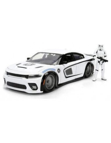Star Wars Diecast Model 1:24 Stormtrooper Dodge Charger SRT Hellcat