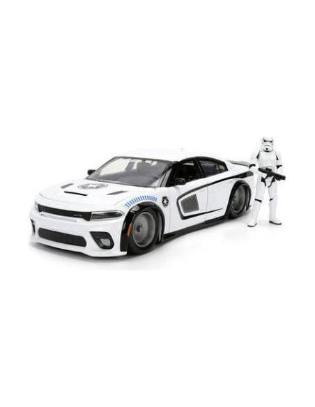 Star Wars Diecast Model 1:24 Stormtrooper Dodge Charger SRT Hellcat