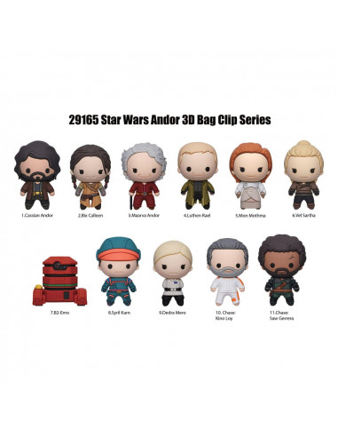 Star Wars 3D Foam Bag Clips Andor Display (24)