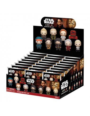 Star Wars 3D Foam Bag Clips Andor Display (24)