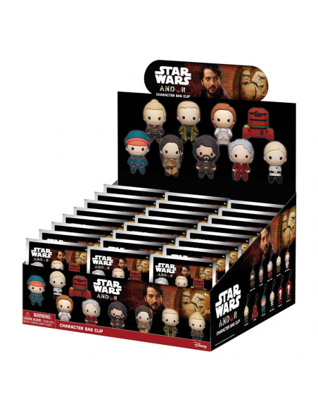 Star Wars 3D Foam Bag Clips Andor Display (24)